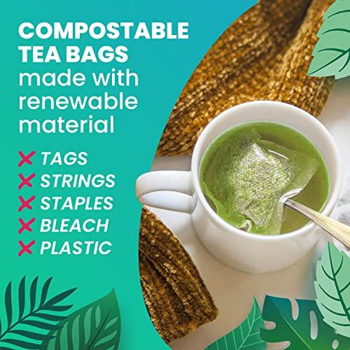 Cederberg Tea Company Organic Nettle Leaf Tea — 100 Tea Bags | Organic Herbal Tea From Single Origin | Eco-Friendly Tea Bags | Non-GMO Caffeine Free Tea With Zero Sugar | Cederberg Tea Company