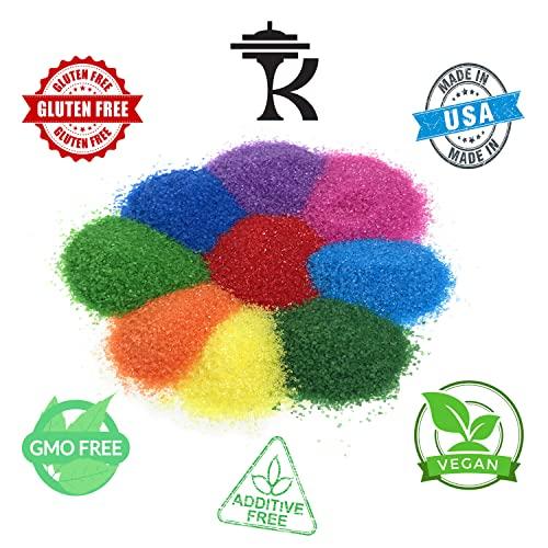 Ultimate Baker Ultimate Baker Sanding Sugar, Naturally Colored Sanding Sugar for Cookies, Colored Baking Sugar, Medium Crystal Colored Sugar for Cake Decorating & Cocktail Rimming (4oz Bag, Green)