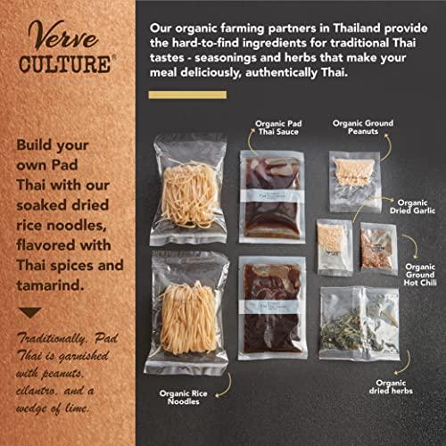 Verve CULTURE Thai for Two Cooking Kit by Verve CULTURE | USDA-Organic Pad Thai Cooking Kit | Authentic Thai Cuisine | Unique Cooking Gift Set | Vegan, Gluten-Free | Made in Thailand |Pack of 3