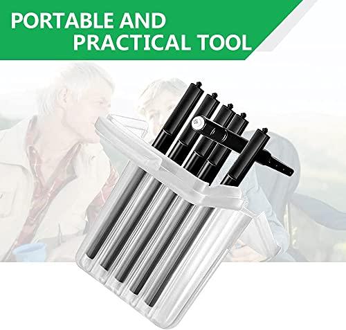 JunYiLoTo Wax Guard Filters for Hearing Aid, Hearing Aid Wax Filters for Phonak, Resound, Widex and Unitron, Hear Clear Hearing Aid Accessories, 4 Pack