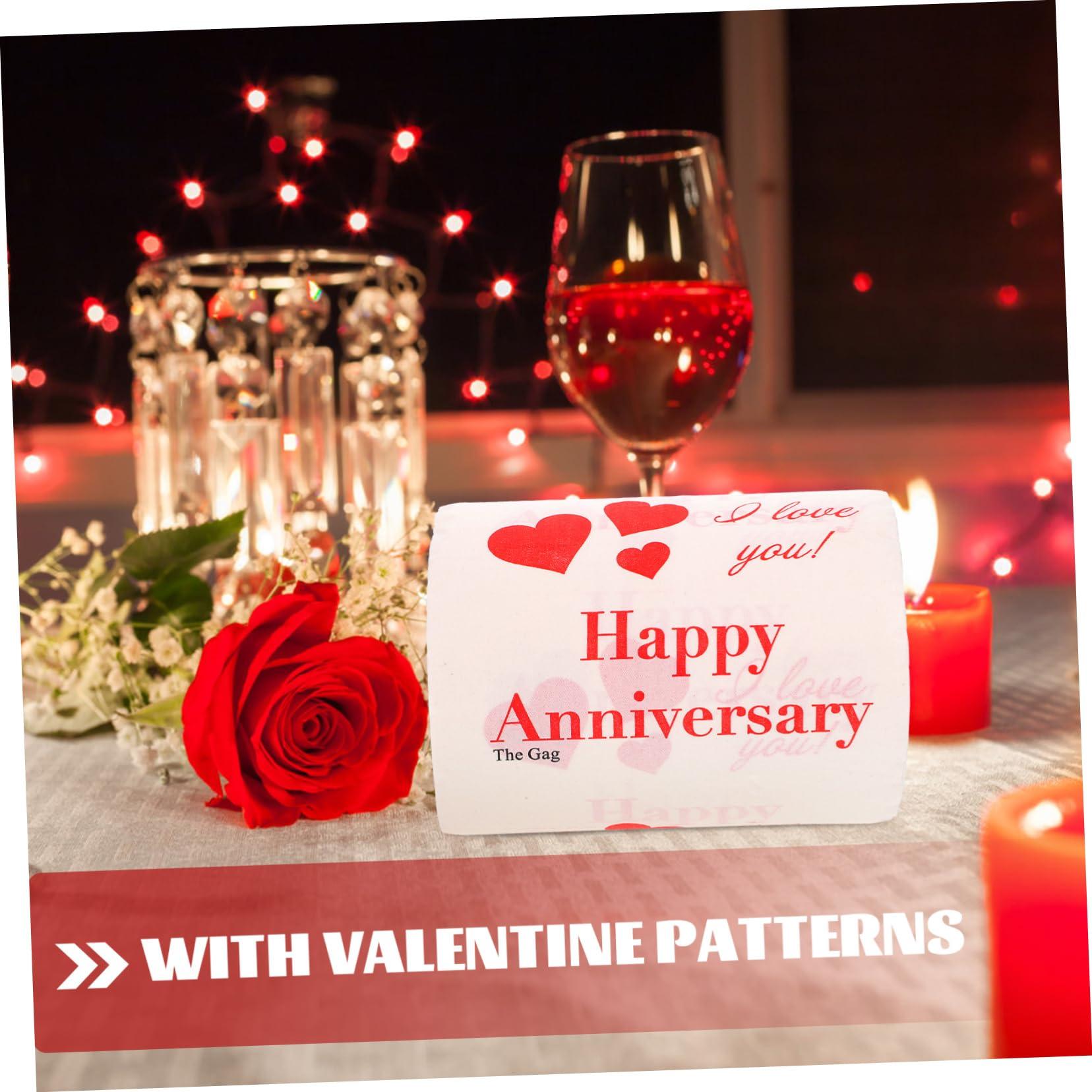 CLISPEED CLISPEED 1 Roll Valentine\'s Day Tissues Bath Towels Paper Towels Valentine\'s Day Decor Bulk Toilet Paper Valentines Day Decor Toilet Tissue Virgin Wood Pulp Paper Roll Paper Soft