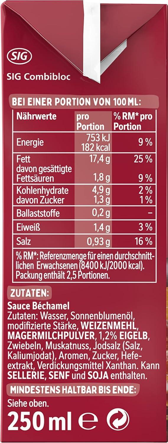 Thomy Bechamel Sauce - 250 ml - Thomy - Germany