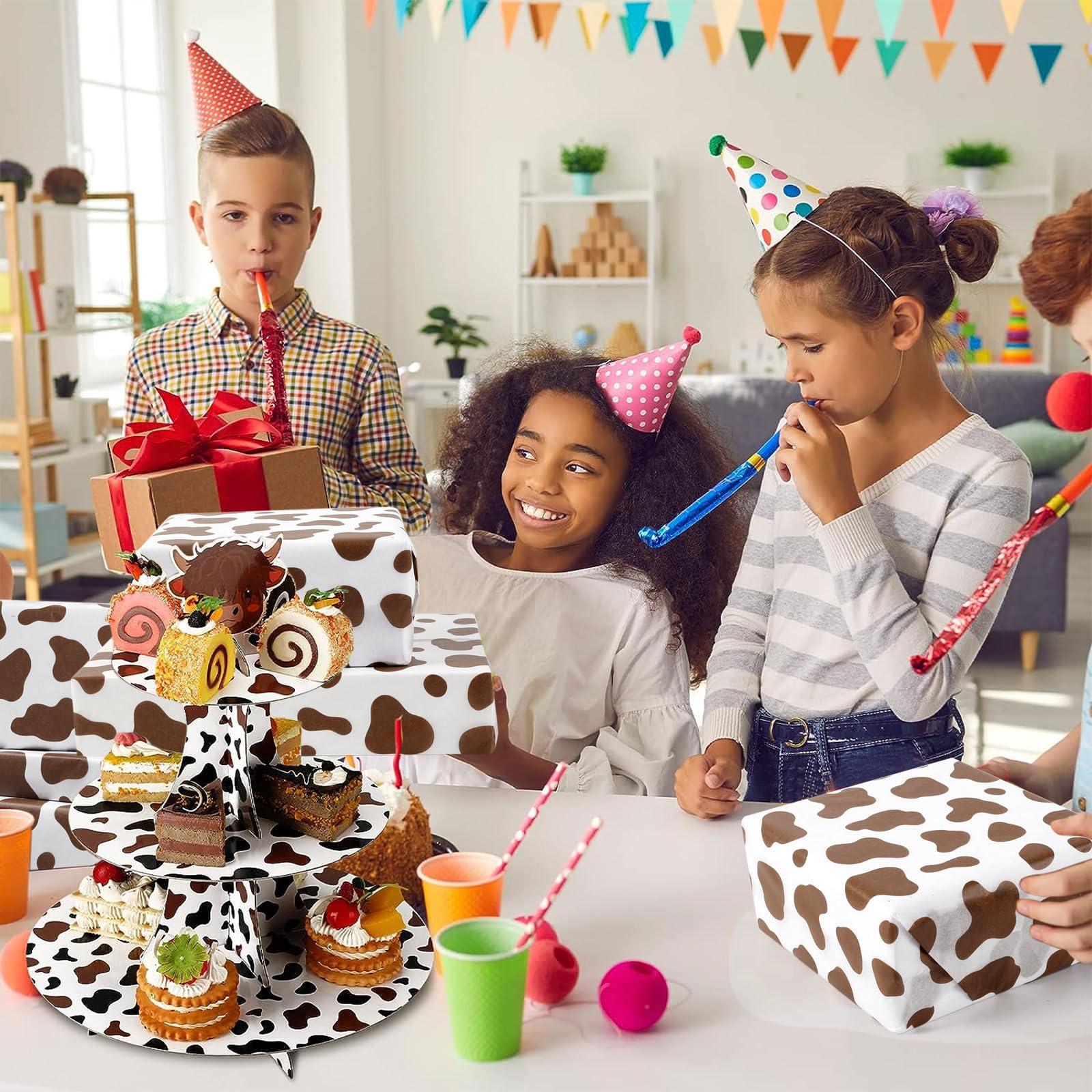 Bolsome Bolsome 100 Sheets 20 x 14 Inch Brown Cow Print Tissue Paper Highland Cow Print Tissue Paper for for Gift Wrapping, Birthday, Baby Shower, Cow Theme Party DIY Craft