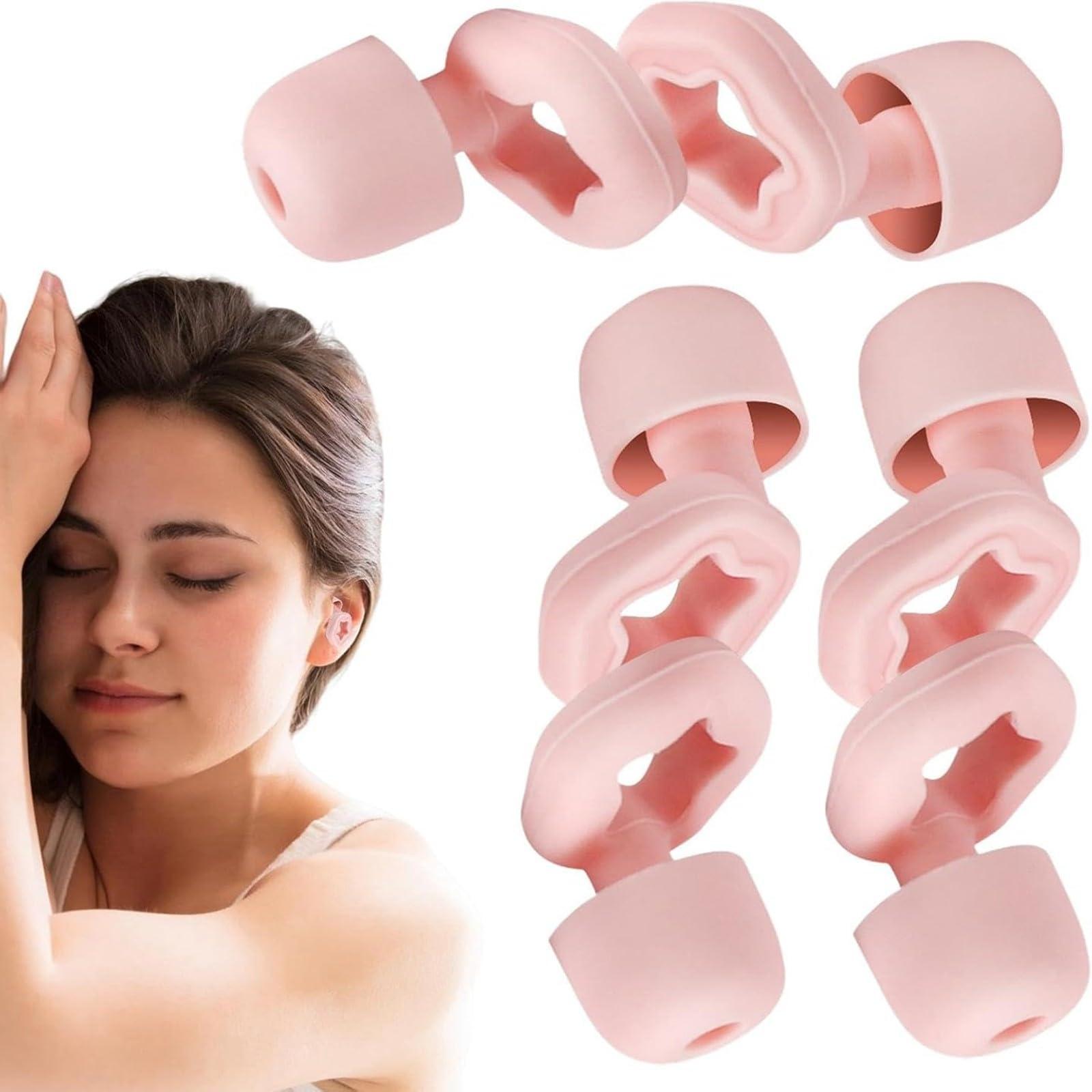 KELINFONG Ear Plugs for Sleeping Noise Cancelling,3 Pairs Reusable Hearing Protection Soft Silicone Ear Plugs for Noise Reduction,Shooting Ear Plugs for Concerts Focus Snoring Work Travel