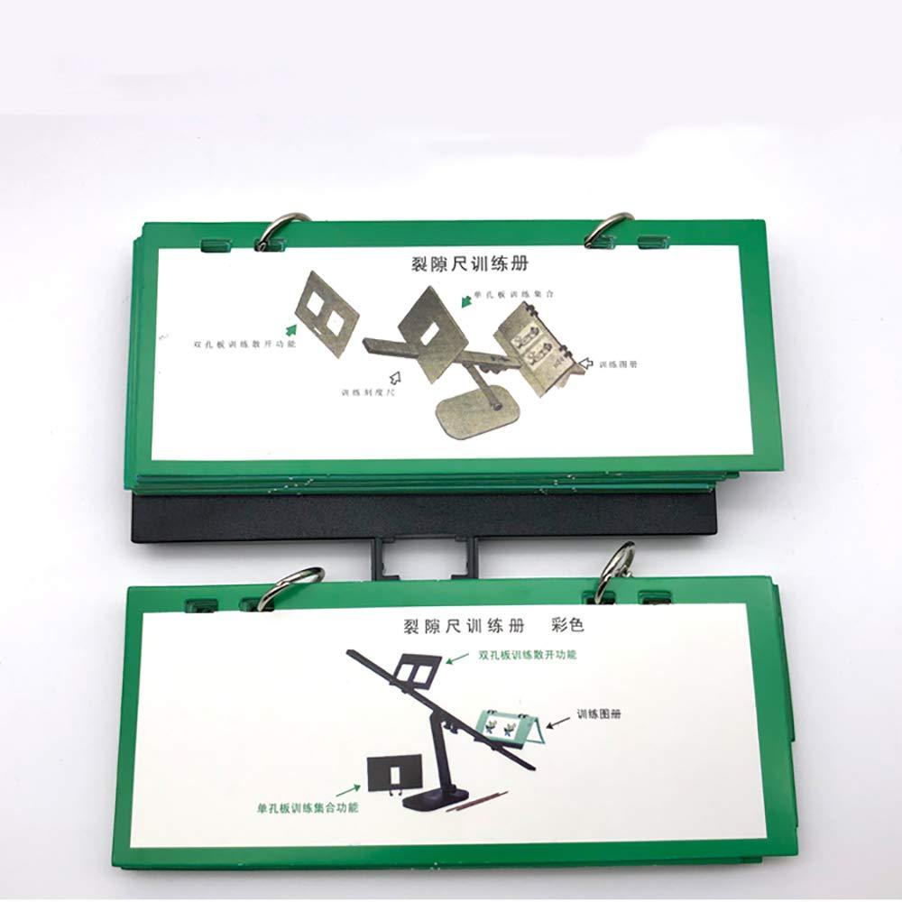 LeTkingok Aperture-Rule Trainer Strabismus Amblyopia Eye Treatment Monocular Vision Training Blackout Correction Tool Set