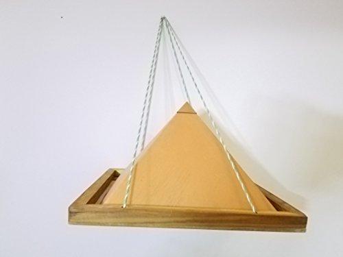 Wellness Goodies Giza 51 Degree 9" 100% Copper Meditation Pyramid | Handmade and Hand-Painted by Spiritual Masters | Great Magnetic and Pyramid Therapy Product