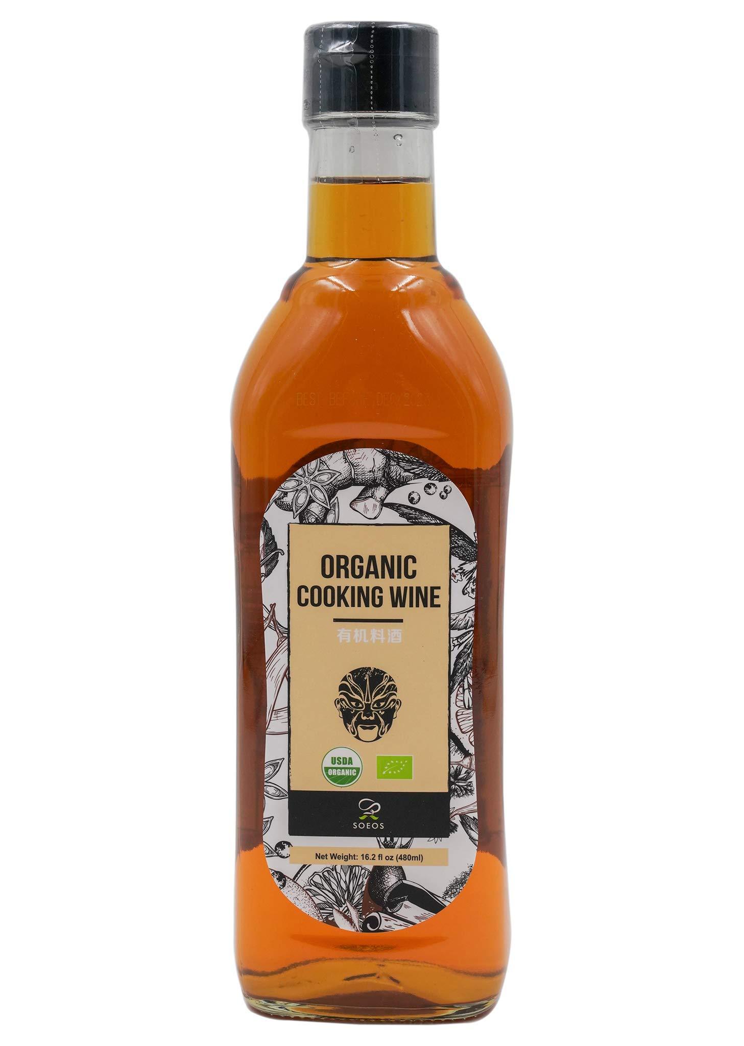Soeos Soeos Organic Cooking wine, Shaoxing Wine, Chinese Cooking Wine, Rice Cooking Wine, Shaoxing Wine Chinese Cooking Wine,16.2Oz (480Ml)