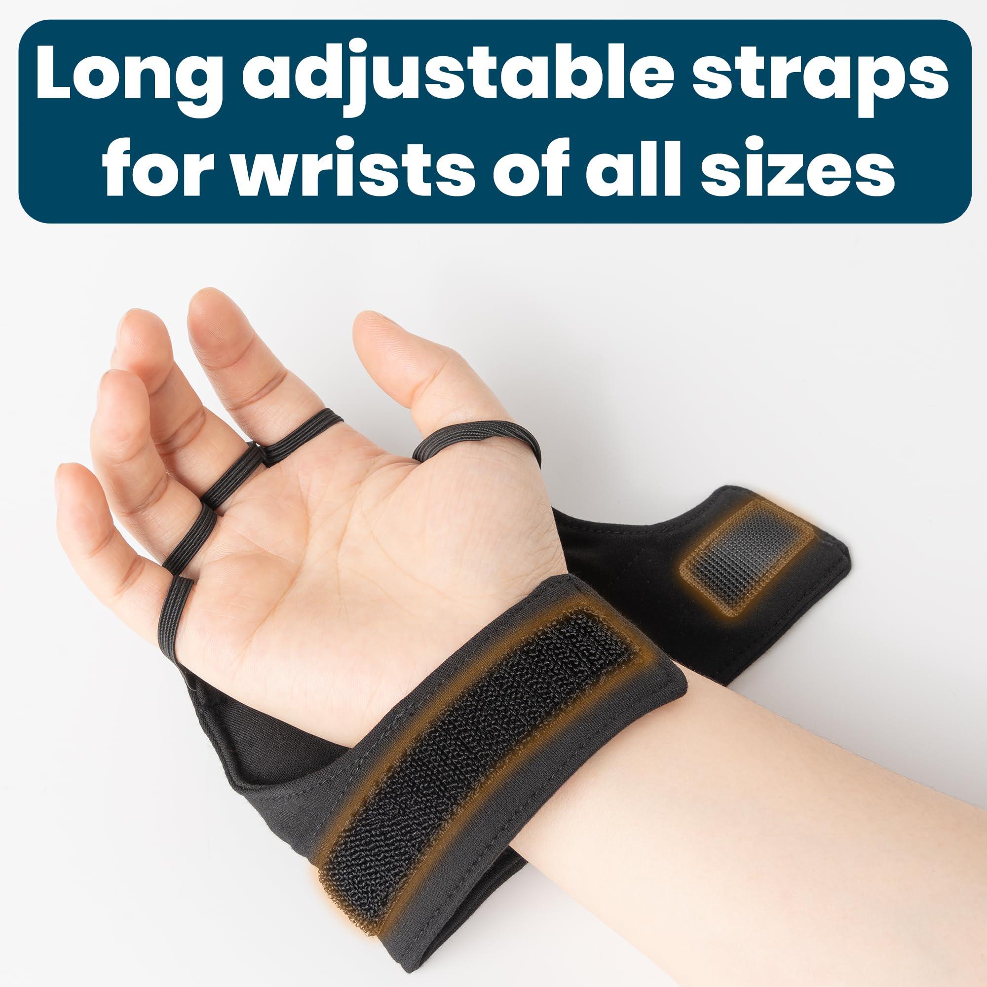 Flyangle Flyangle Adjustable Weighted Gloves for Hand Tremors, Adjustable Hand Stability Aid for Parkinson\'s Patients, Steel Weight Gloves for Enhanced Stability (2PK, Size L)