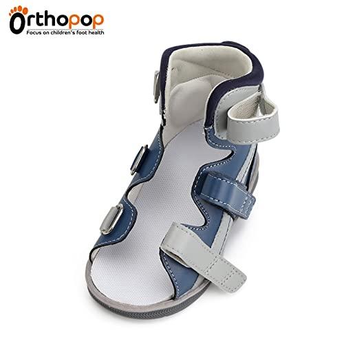 Orthopop Orthopedic Sandals for Kids and Toddlers,Corrective High-Top AFO Shoes with Arch and Ankle Support
