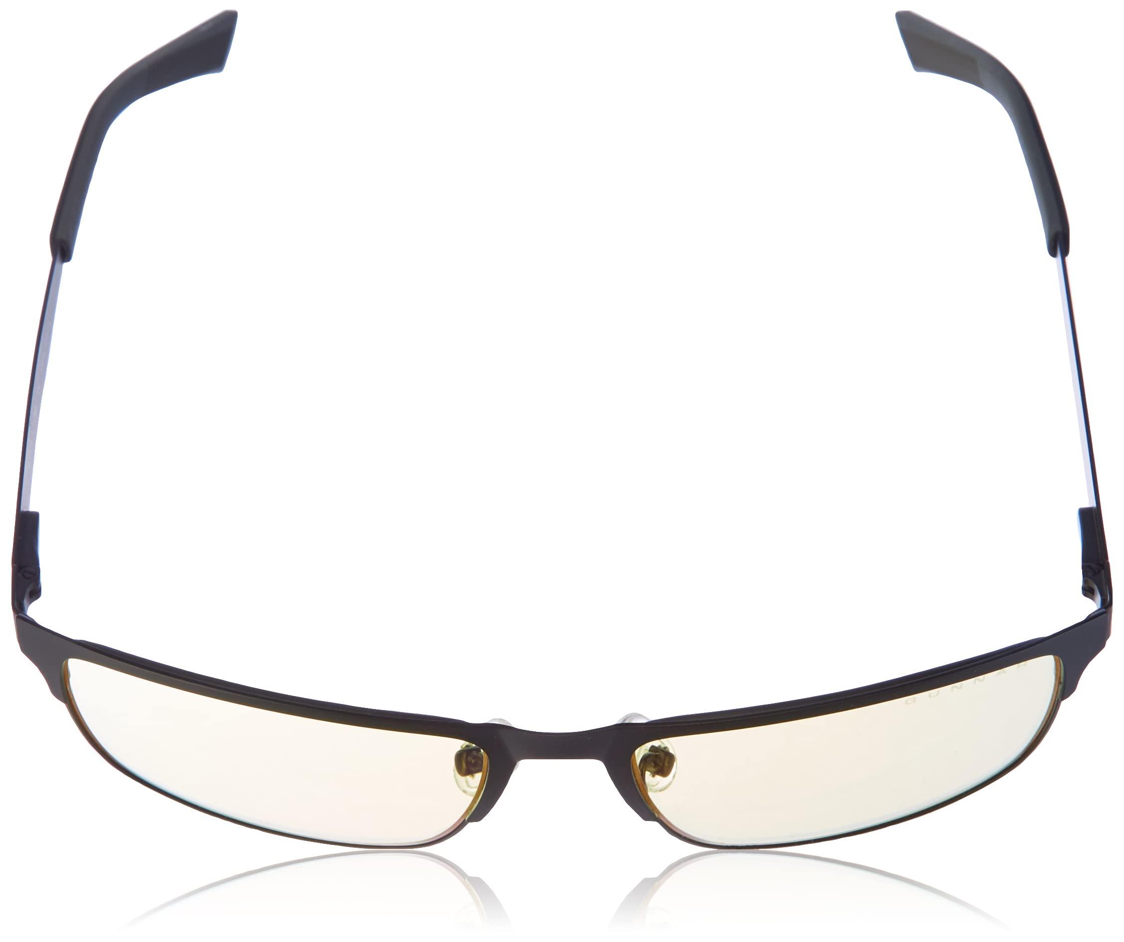 Gunnar Blue Light Glasses | Pendleton Slate/Amber by GUNNAR | Patented 65% Blue Light Protection, 100% UV Light, Anti-Reflective, Protect & Reduce Eye Strain & Dryness