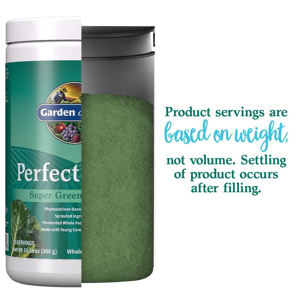 Garden of Life Garden of Life Perfect Food Super Green Formula - 30 Servings | 45 Superfoods, Greens, Fruit & Veggie Juice Superfood Powder Supplement, Probiotics & Organic Spirulina for Digestion & Immune Health