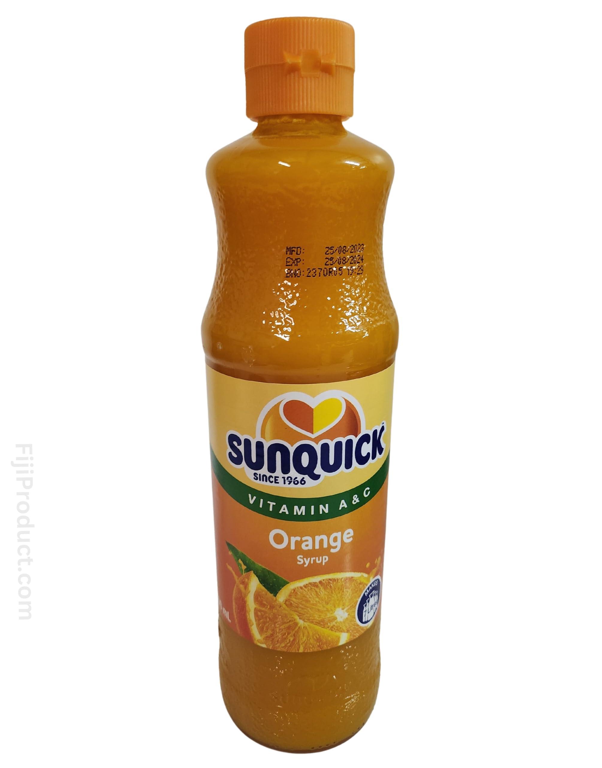 FIJIAN MADE Sunquick Concentrate Orange Juice (700 ml Bottle) No artificial flavours, colours or sweeteners; Contains Vitamin A & C ...