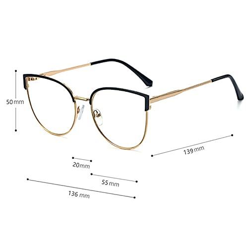 willochra Invisible Transition Photochromic Bifocal Reading Glasses Women Trendy Cat Eye Readers Bifocal Sunglasses (BLACK GOLD, 300)