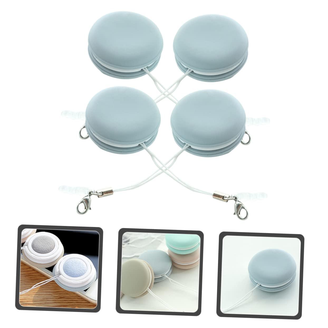 UKCOCO UKCOCO 4pcs Screen Cleaner Macaron Cleaning Wipe Clean Wipes Cloth Eye Cleaning Wipes for Glasses Mobile Wiper Glass Screen Handbag Lens