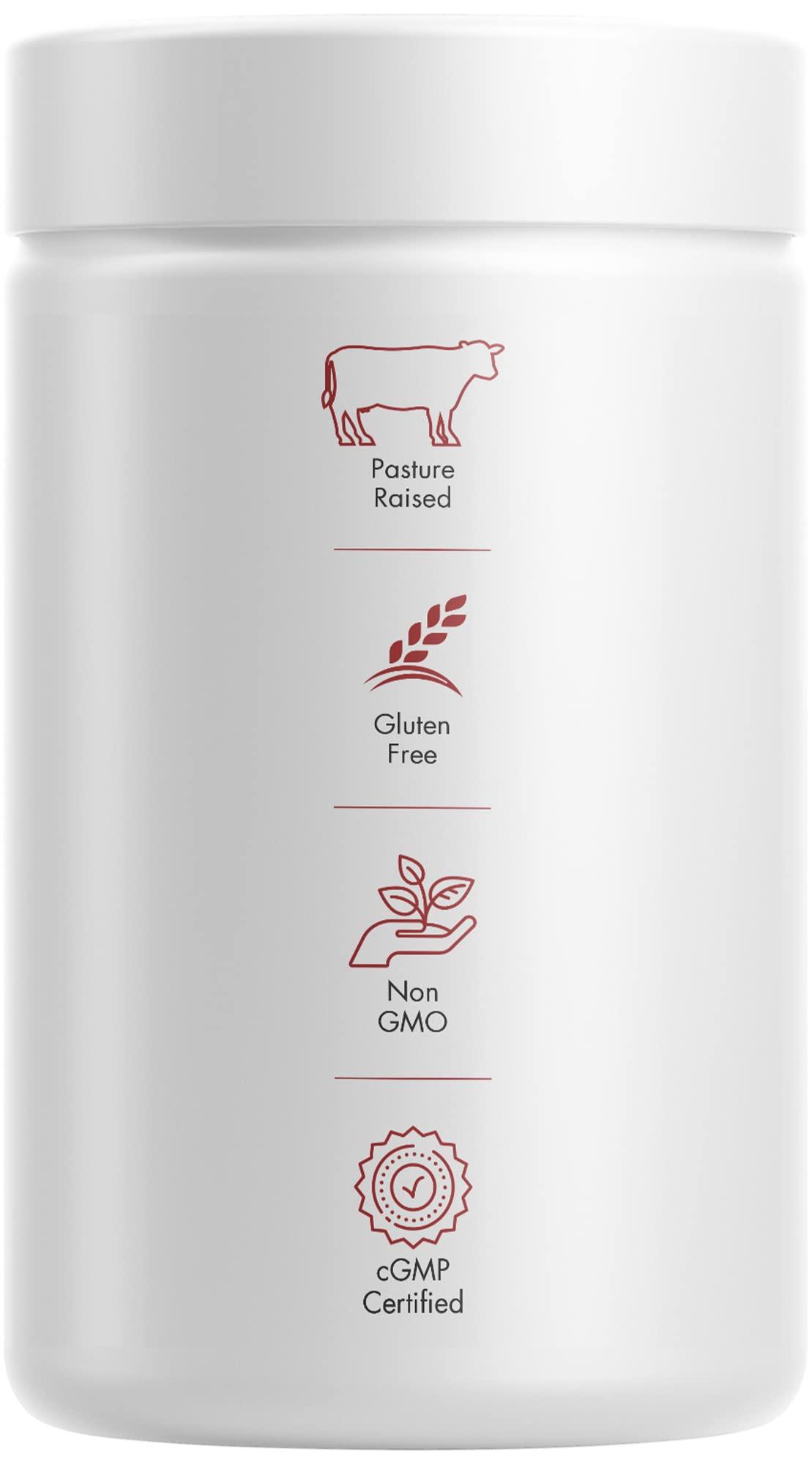 Codeage Codeage Grass Fed Beef Cartilage Supplement - Freeze Dried, Non-Defatted, Desiccated Beef Tracheal Bovine Cartilage & Liver Pills – Pasture Raised Argentina Beef Vitamins - Non-GMO -180 Capsules