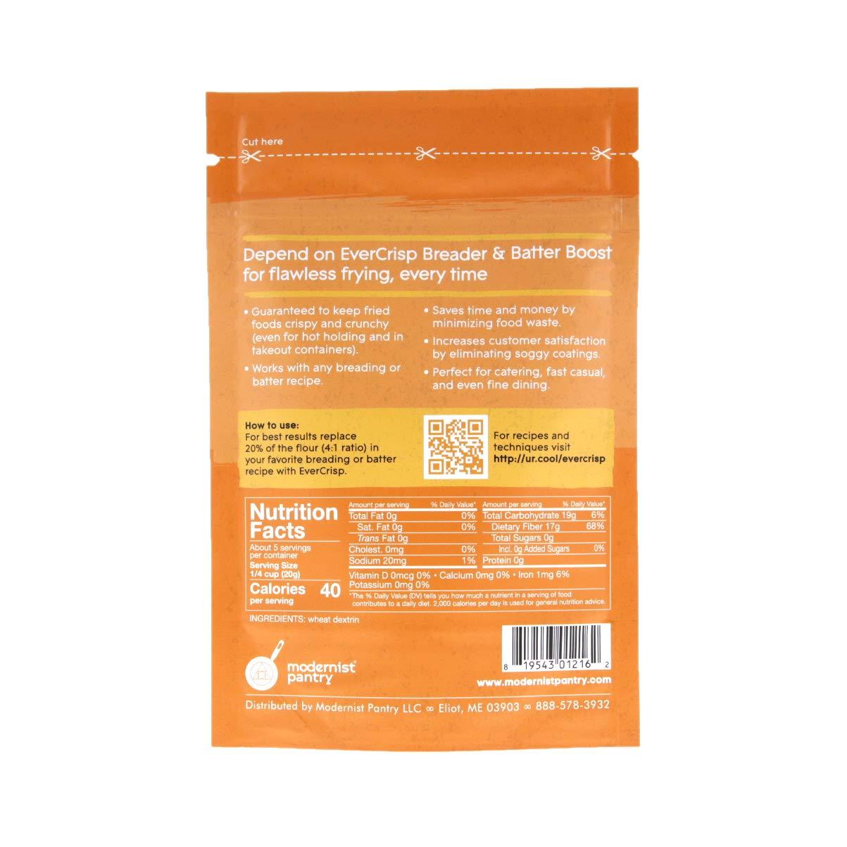 Modernist Pantry EverCrisp Breader & Batter Boost Vegan OU Kosher Certified ? Non-GMO - 4 oz.