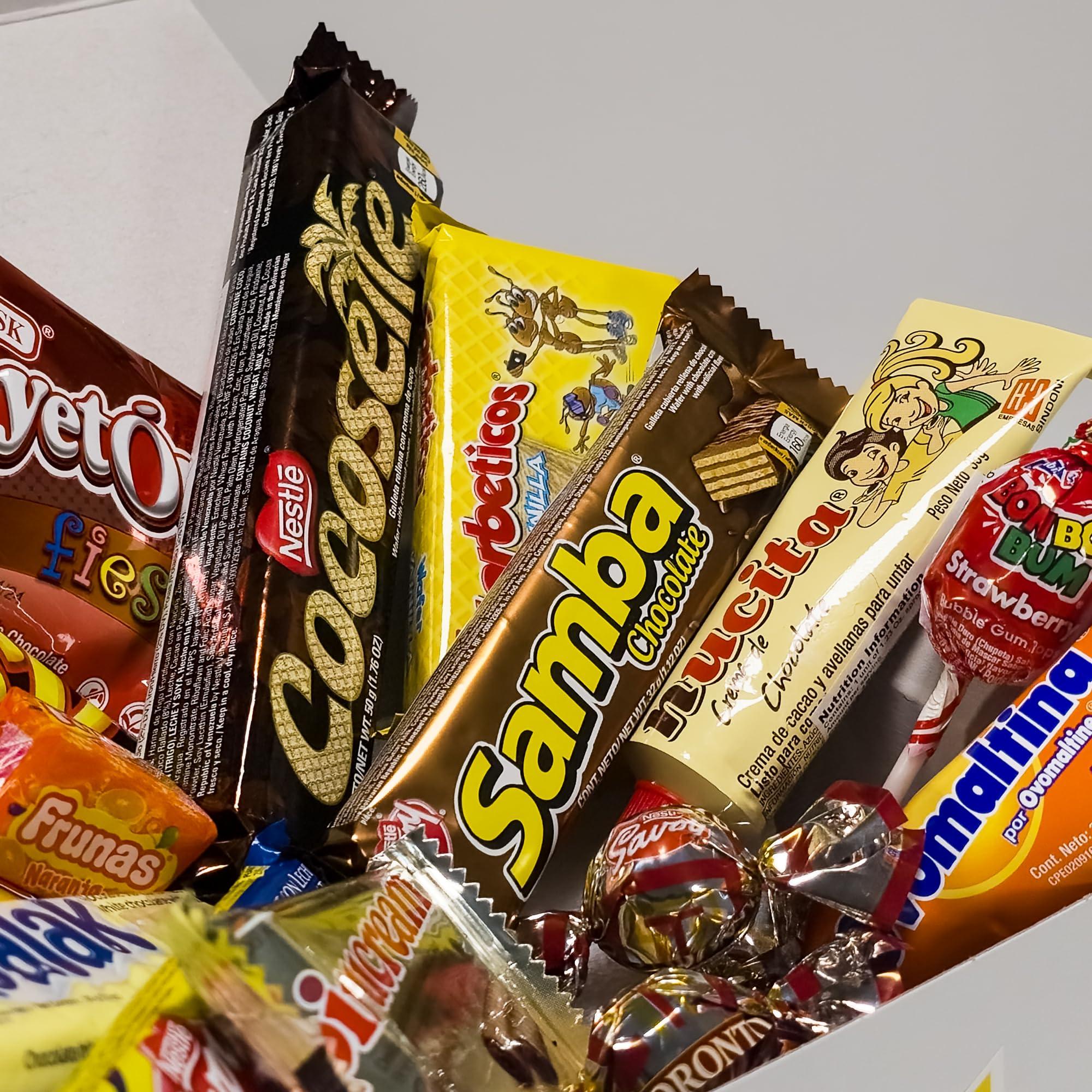 CALES Venezuela Snacks Gift Box, Venezuela Snacks, Chucherias Venezolanas, Candy Box, Cotillon, Regalo Venezolano
