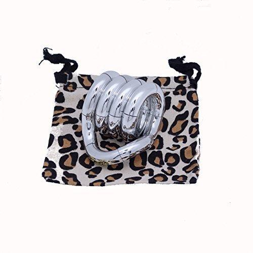 TANGLE Tangle Jr. Metallic Silver Fidget Toy