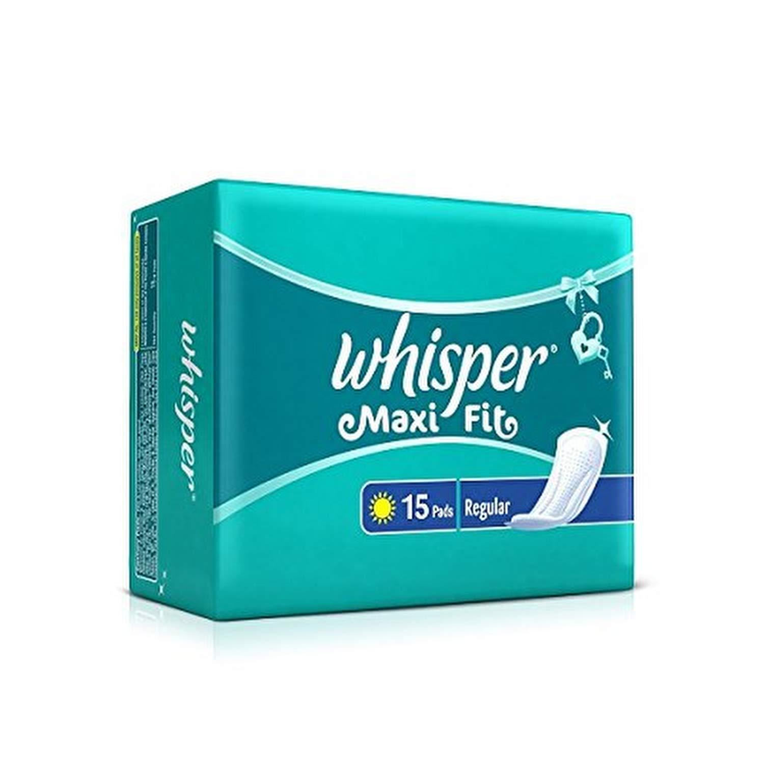 WHISPER Whisper Maxi Fit - Regular (15 Pads)