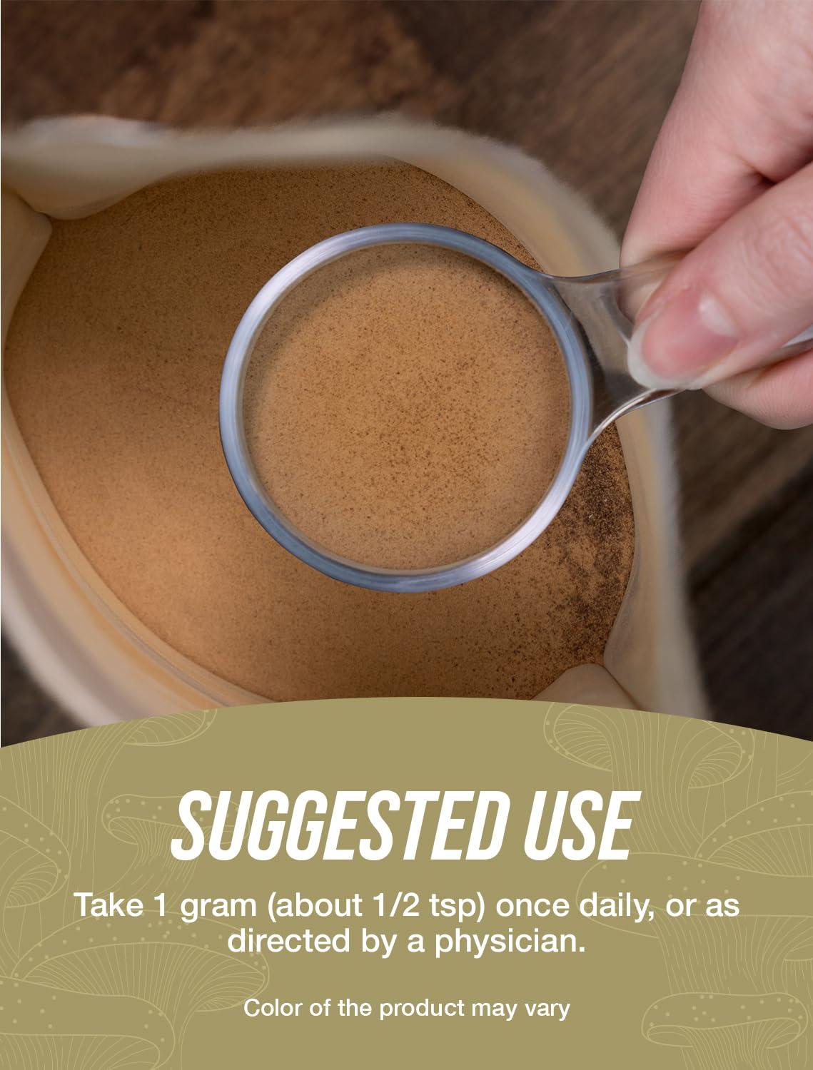 BULKSUPPLEMENTS.COM BulkSupplements.com Organic Lion\'s Mane Mushroom Extract Powder - Lions Mane Supplement Powder, Lion\'s Mane Extract - Mushroom Supplement, 1000mg per Serving, 1kg (2.2 lbs) (Pack of 1)