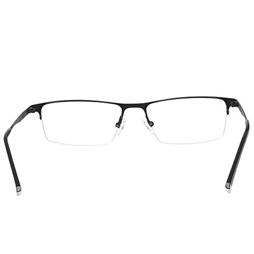 Jcerki Jcerki Photochromic Gray Reading Glasses +2.25 Strength Half frame Men Eyeglasses