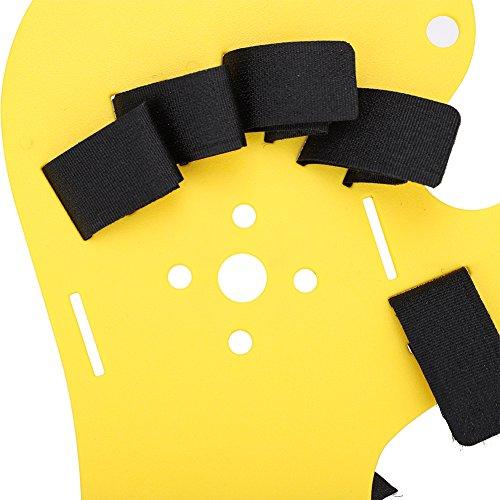 Dioche Finger Orthotics Extended Type Fingerboard Stroke Hand Splint Training Support, mproves Stability, Moderate Stabilizing Support(yellow)