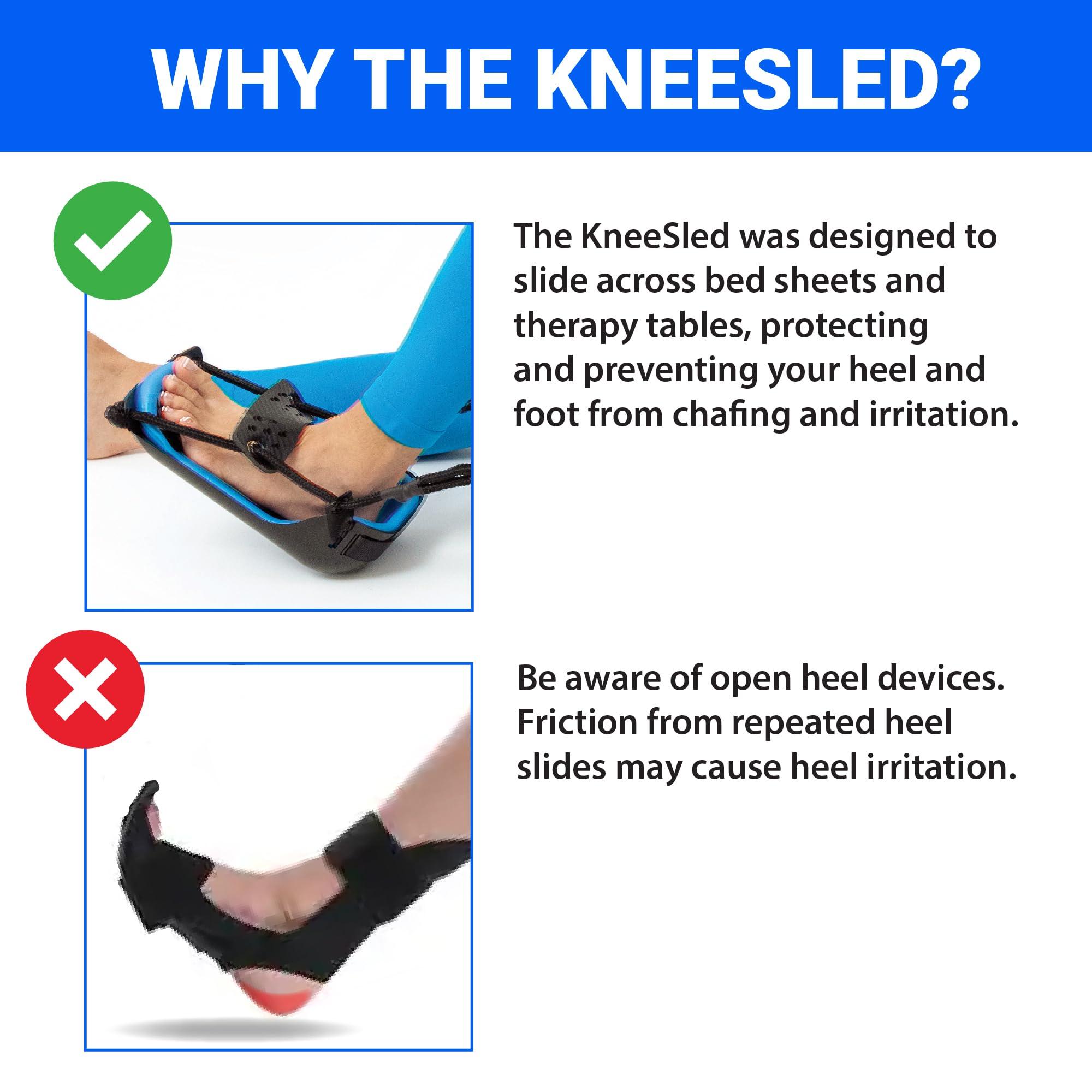 KNEE SLED KneeSled Best Choice After Knee Replacement Surgery Increases Range of Motion, Stretches Knees, improving Mobility and Flexibility Leg Exercise Great for Working Out Knee Pain