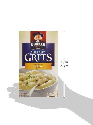 Quaker Oats Quaker Instant Grits, Butter, 12 Ounce