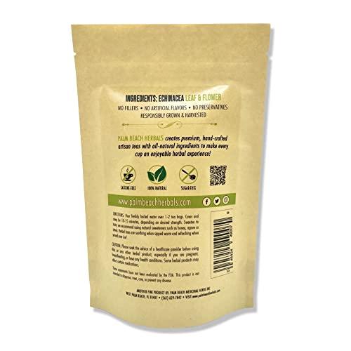 Palm Beach Medicinal herbs Echinacea Tea - Pure Herbal Tea Series by Palm Beach Herbals (30 Tea Bags) 100% Natural