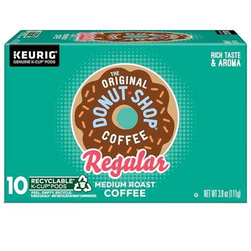 The Original Donut Shop The Original Donut Shop Regular, Keurig Single Serve K-Cup Pods, Medium Roast Coffee, 60 Count, (6 Packs of 10)