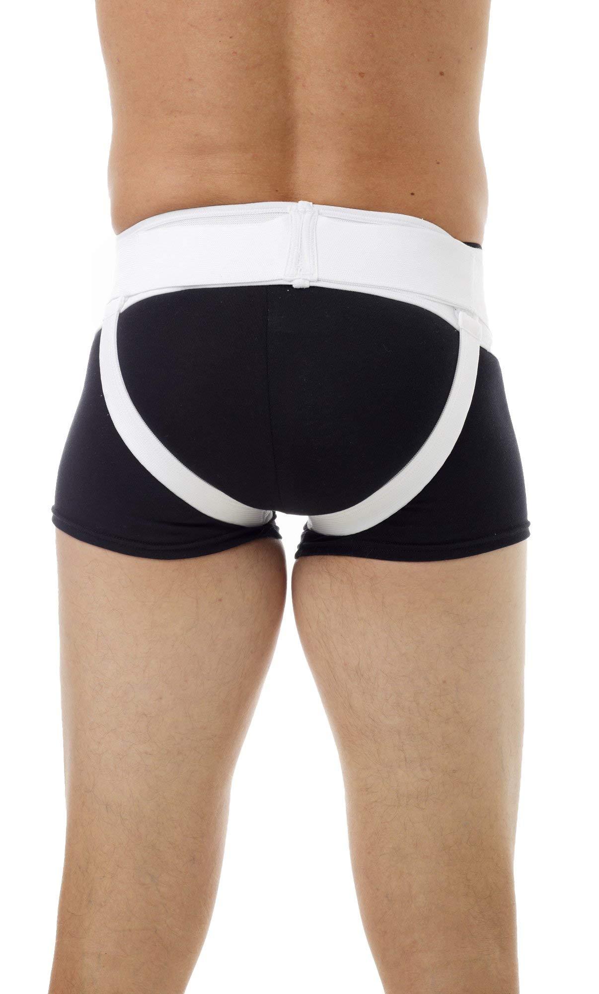 Underworks Underworks Inguinal Hernia Support Brace XLarge 41-44 Waist White