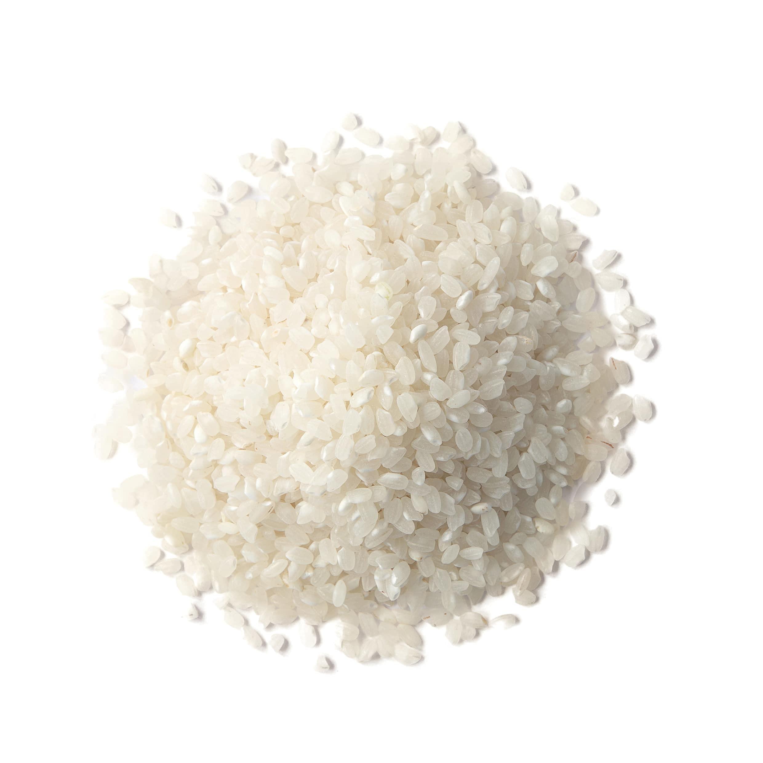 Food to Live Food to Live Organic Short Grain White Sushi Rice, 20 Pounds Non-GMO Japanese Style Perfectly Sticky Rice, Vegan, Bulk. Easy to Cook. Great as a Side Dish. Perfect for Sushi, Salads, and Desserts