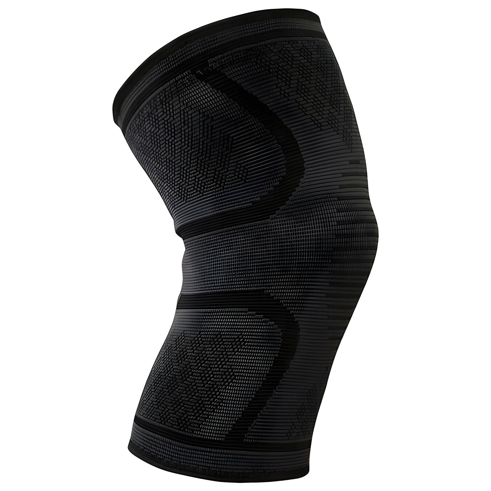 JacobsParts JacobsParts Knee Brace Compression Sleeve Sports Support Arthritis Joint Pain Relief for Basketball, Running, Soccer Unisex, Large