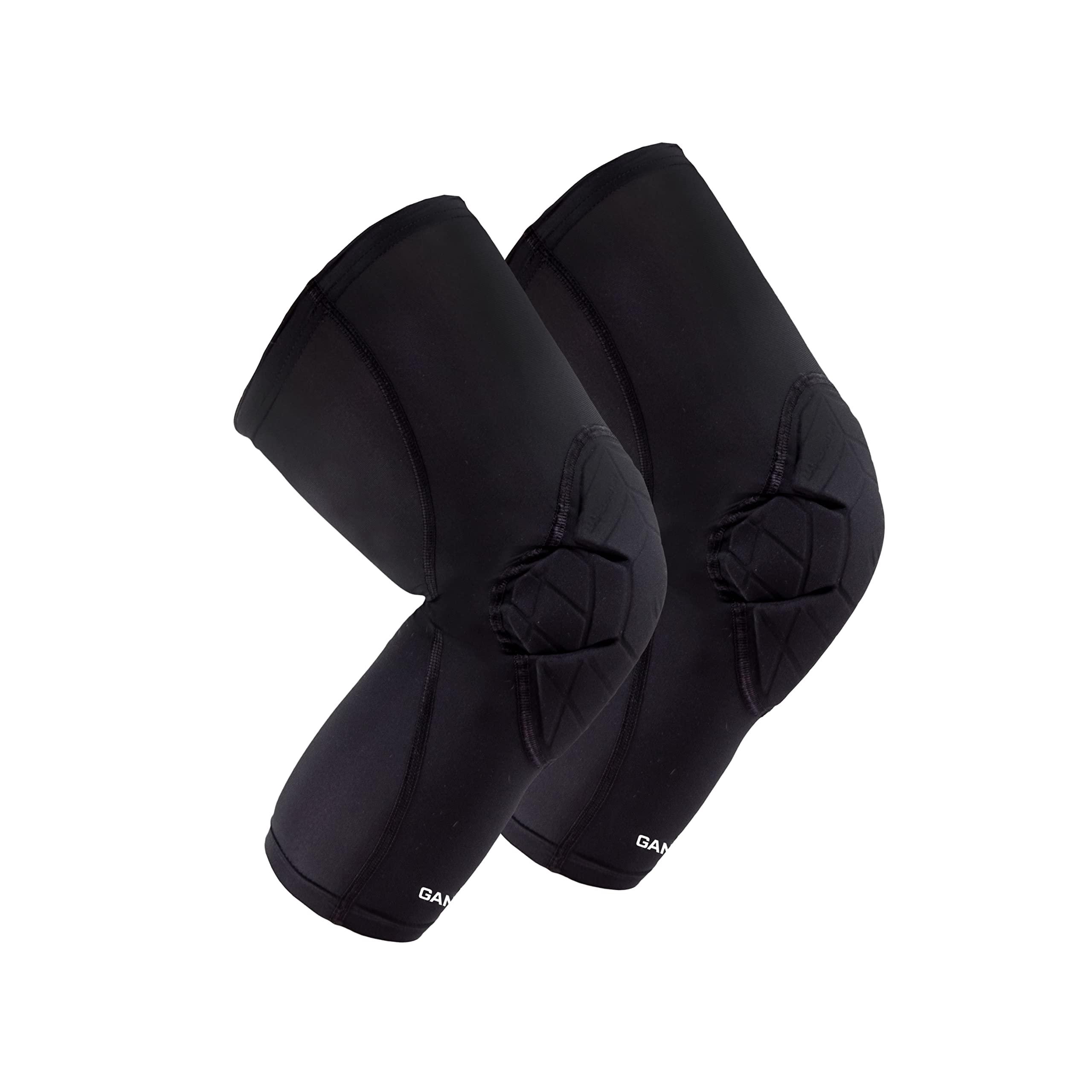 Gamepatch Gamepatch Knee Pads | Compression Sleeve Joint Protection | Shock Absorbing Technology | Men Women Kids, Black, Size XL