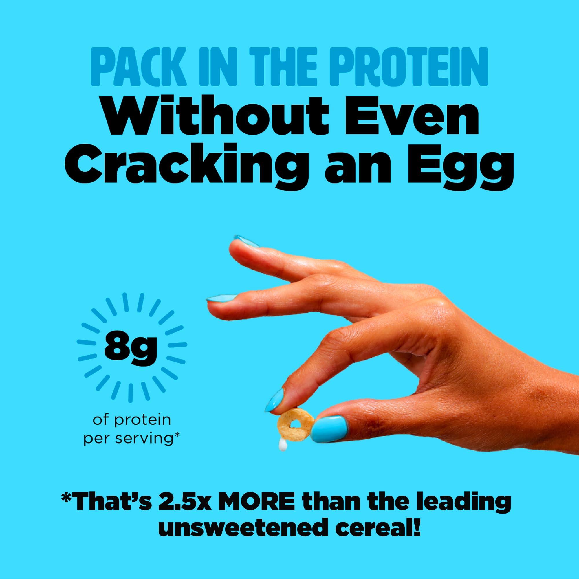 Three Wishes Plant-Based and Vegan Breakfast Cereal by Three Wishes - Unsweetened, 1 Pack - More Protein and Less Sugar Snack - Gluten-Free, Grain-Free - Non-GMO