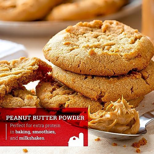 Hoosier Hill Farm Hoosier Hill Farm Peanut Butter Powder, 2LB (Pack of 1), No Additives, 100% Peanut Powder, 8g of Protein per serving