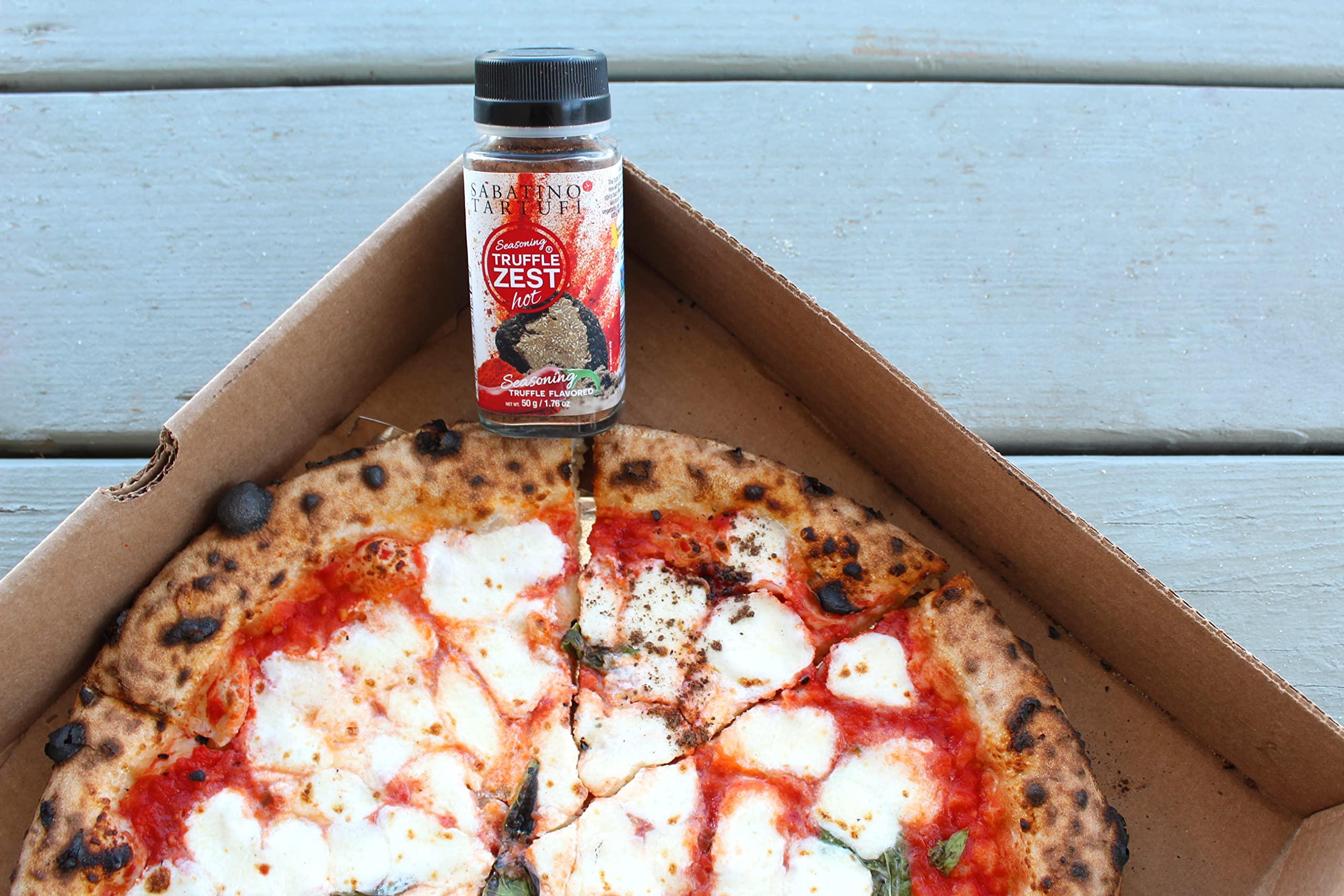 Sabatino Tartufi Sabatino Tartufi Truffle Zest Seasoning, Hot, The Original All Natural Gourmet Truffle Powder, Plant Based, Vegan and Vegetarian Friendly, Kosher, Low Carb, Keto, Non-Gmo Project Certified, 1.76 oz