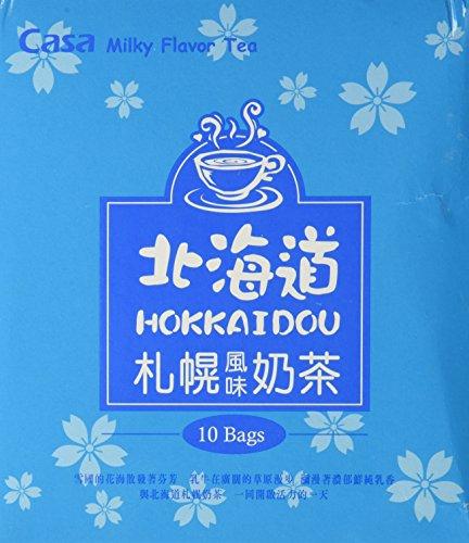 DragonMall Casa Milky Flavor Tea, Hokkaidou Sapporo, 10-count Boxes (Pack of 1)