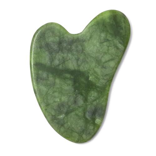 Zoë Ayla Zoe Ayla Gua Sha, Jade, 1 pc - Facial Massager - Firming Gua Sha Facial Tools - Brightens Complexion, Reduces Fine Lines and Wrinkles - Enhances Serum, Moisturizer and Facial Oil Absorption