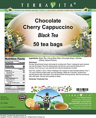TerraVita Chocolate Cherry Cappuccino Black Tea (50 tea bags, ZIN: 544609)