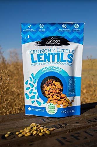 Three Farmers Foods Three Farmers Crunchy Little Lentils – 140g – 6 pack - Lightly Salted