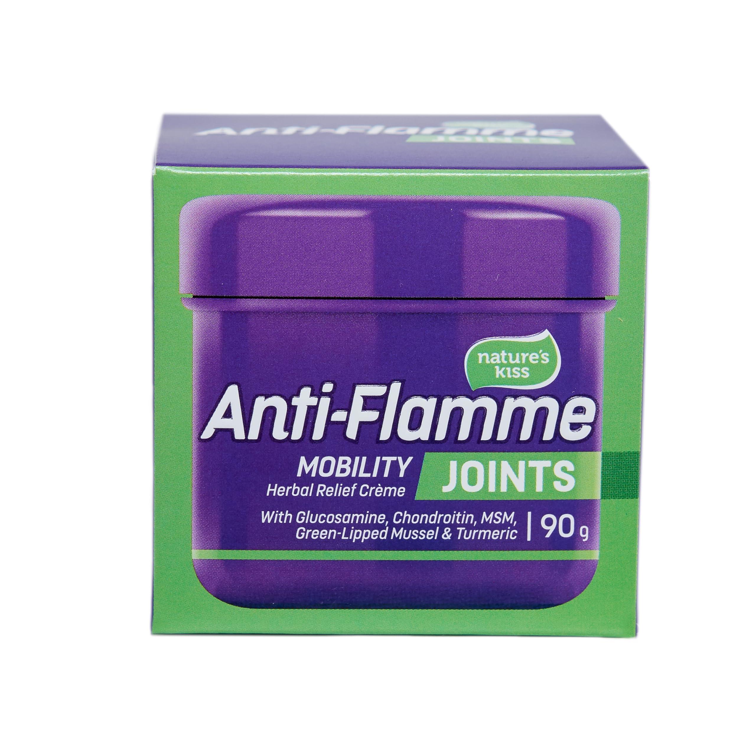 Nature\'s Kiss Nature\'s Kiss - Anti-Flamme Joints - Herbal Cream for Joints - 3oz Tub (90g)