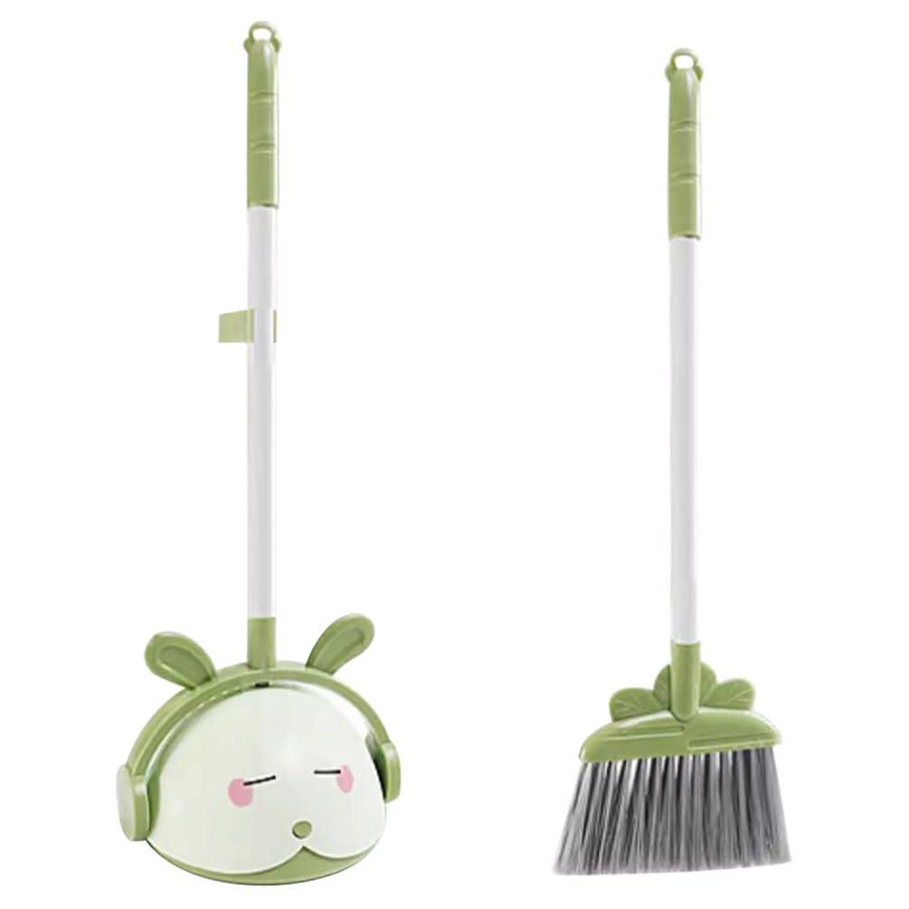Holibanna Holibanna 1 Set Kids Toys Desktop Cleaning Tools Child Broom Housekeeping Cleaning Tool for Kids Broom Helper Small Cleaning Dustpan Broom and Dustpan Cartoon Household Products Pp Toddler