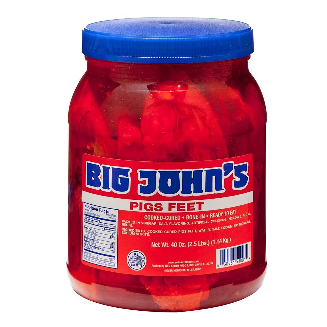 Big John's Big Johns Pigs Feet, 40 oz.