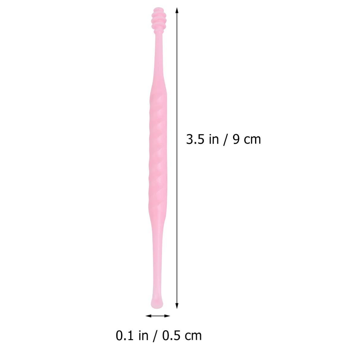 DOITOOL 30pcs Ear Pick Plastic Ear Cleaner Ear Stick Ear Wax Picker Ear Cleaning Kit Earwax Removal Picks Nose Piercing Kit Ear Brush Electric Tool Plastic Earpick Baby Portable Metal