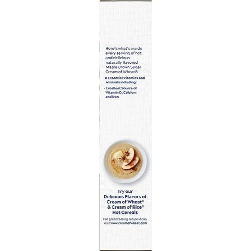 Cream of Wheat Cream of Wheat Maple Brown Sugar Hot Cereal, 2 1/2 Minute Cook Time, 24 Ounce