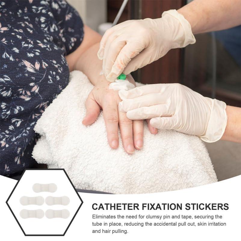 Healifty Healifty 5pcs Catheter Securement Device for PICC& Drain Hub Securement Flexible Material- Low Profile Design for Patient Comfort- Medical Supplies