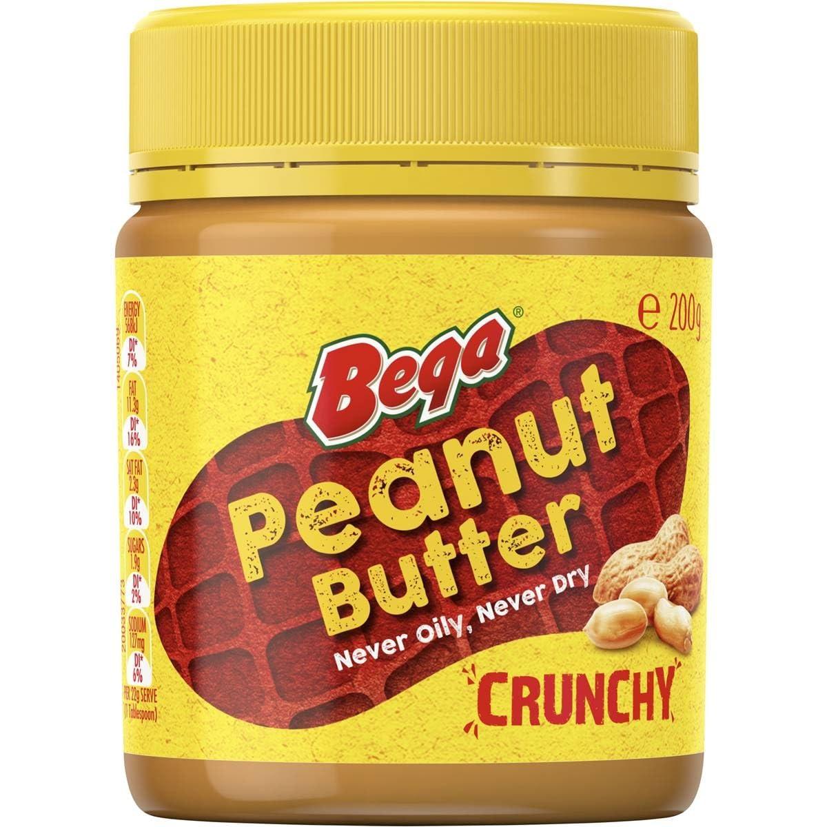 Bega Bega Peanut Butter Crunchy 200gm