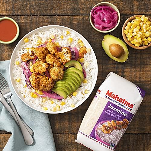Mahatma Mahatma Jasmine Rice, 5-Pound (Pack of 8)