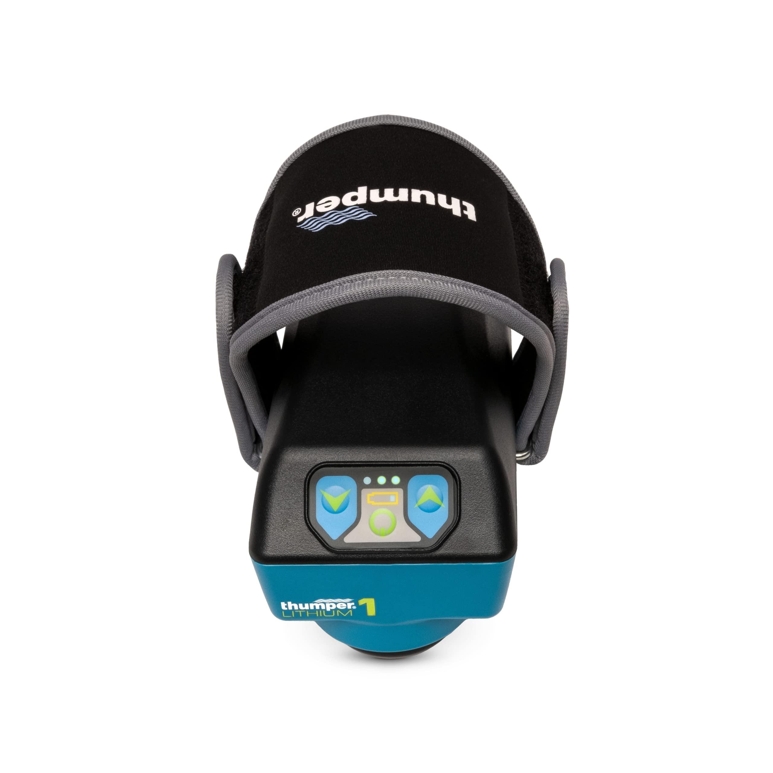 Thumper Thumper Lithium1 - Precision Massager Cordless Single Head Powerful Back Hip Deep Tissue Percussion Massager Handheld 3 Speed Sciatic Nerve Massage Machine Professional Personal Muscle Pain Relief